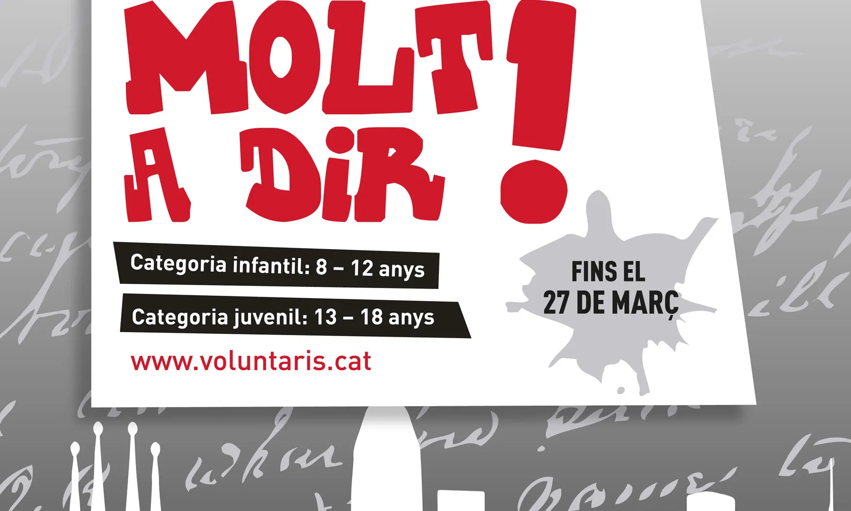 Els alumnes han d’explicar la seva visió sobre el voluntariat social mitjançant un relat curt