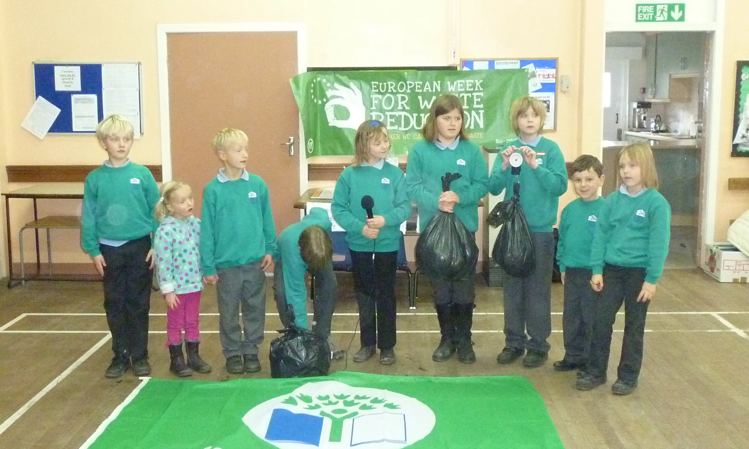 Iniciativa de reciclatge de residus en una escola (imatge; stmarysepsdunblane.org.uk)