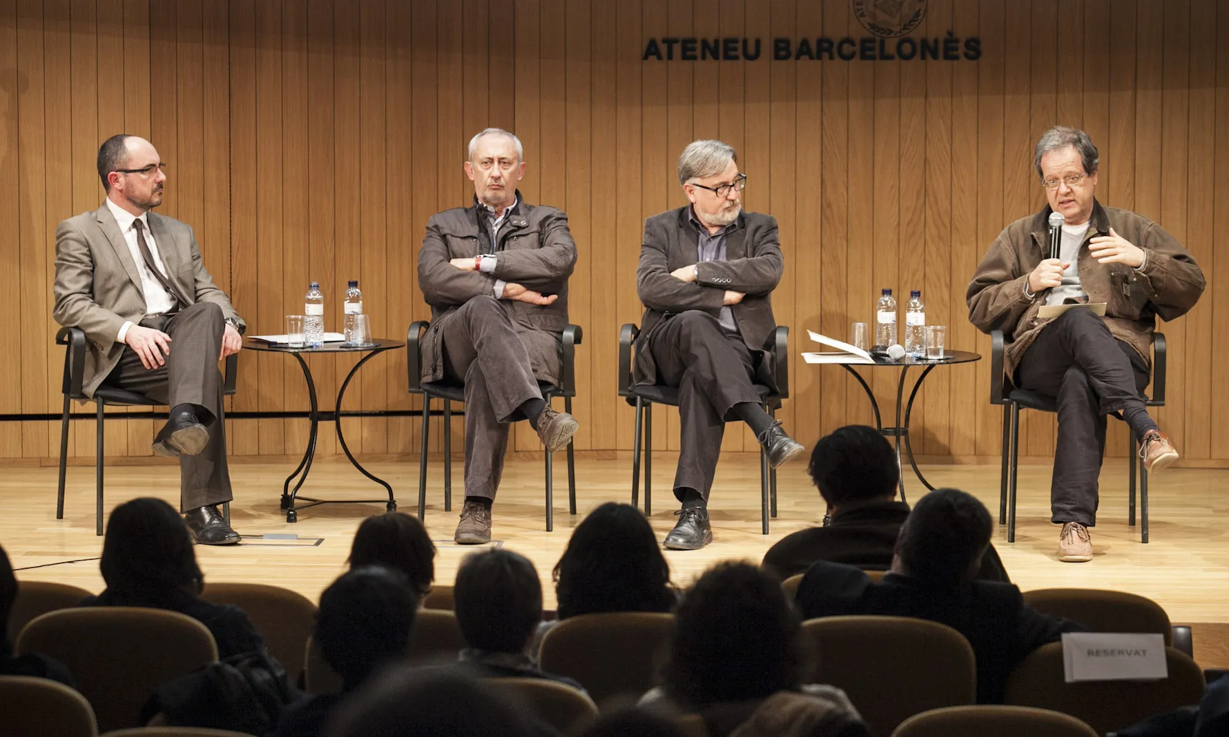 Presentació del llibre "Ateneus: Cultura i llibertat" a l'Ateneu Barcelonès (Foto: Toni Galitó)