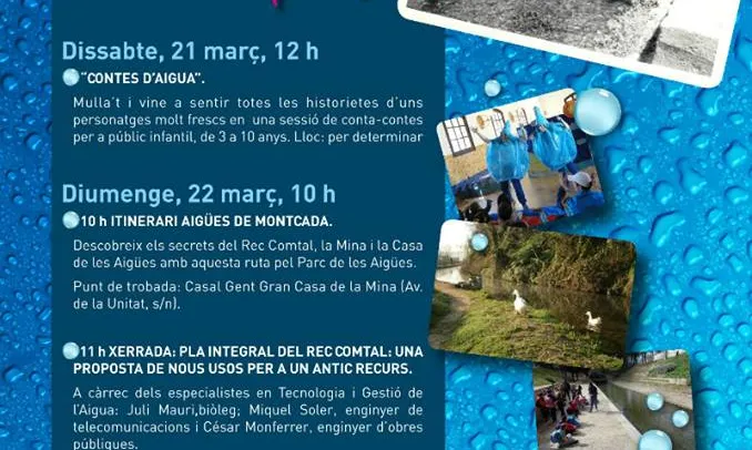Activitats al voltant de l'aigua a Montcada (imatge: mircultra.cat)