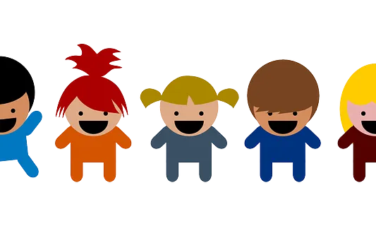 Dibuix de nens i nenes - Font: pixabay.com