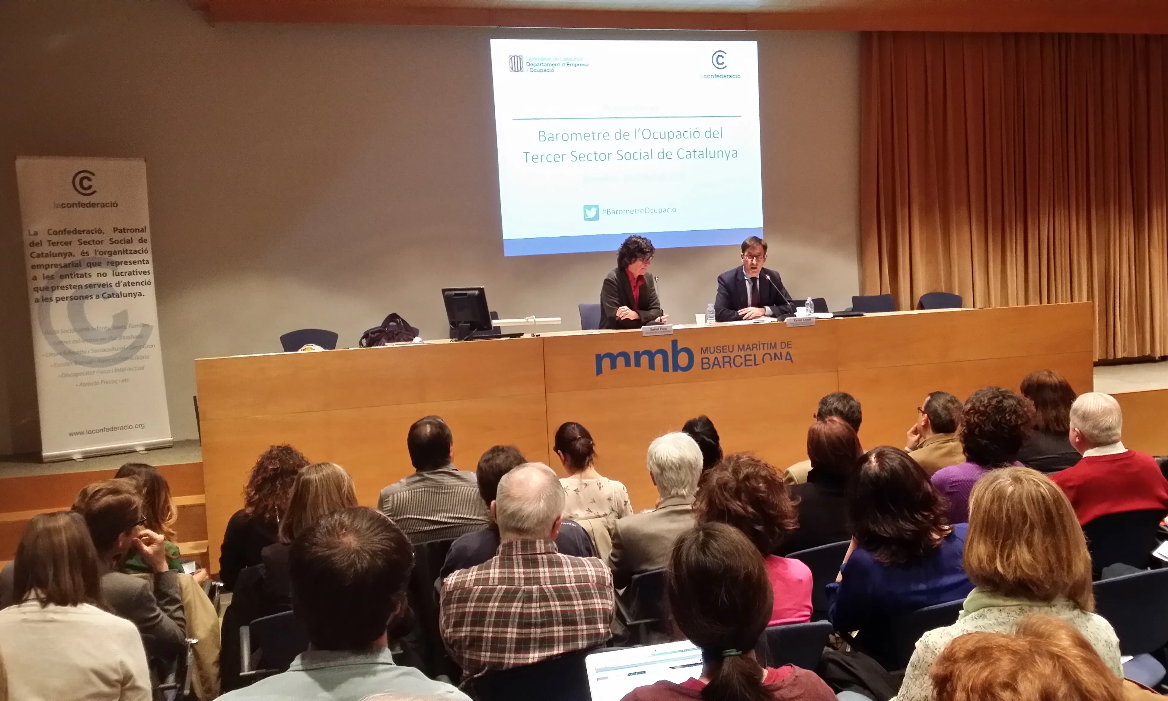 Xavier López i Xavier Puig. Font: Suport Associatiu