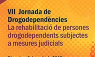 Cartell de la VII Jornada de Drogodependències (Font: Projecte Home)