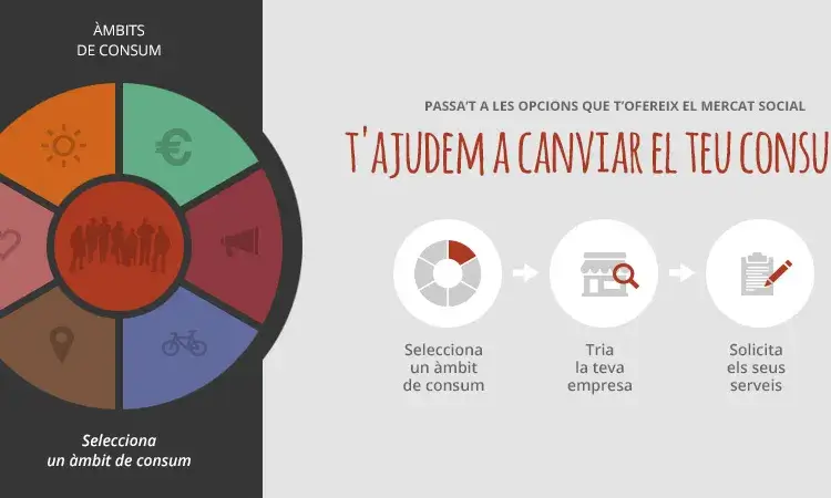 Imatge àmbits de consum. Font: web mesopcions.coop