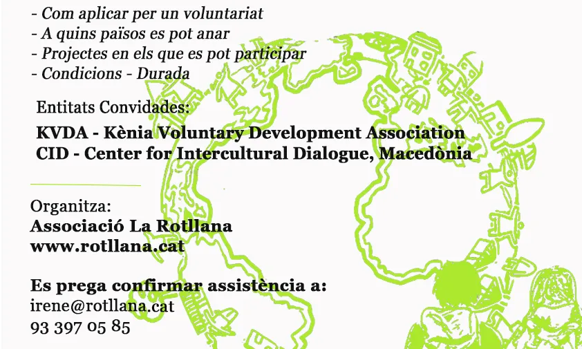 xerrada informativa sobre voluntariat internacional