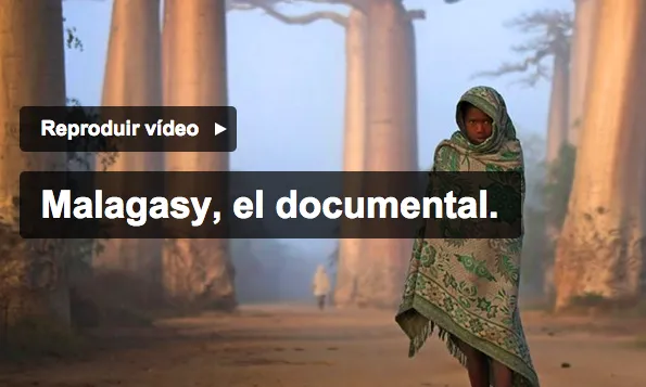 Imatge del vídeo promocional de “Malagasy, el documental” (Font: verkami)