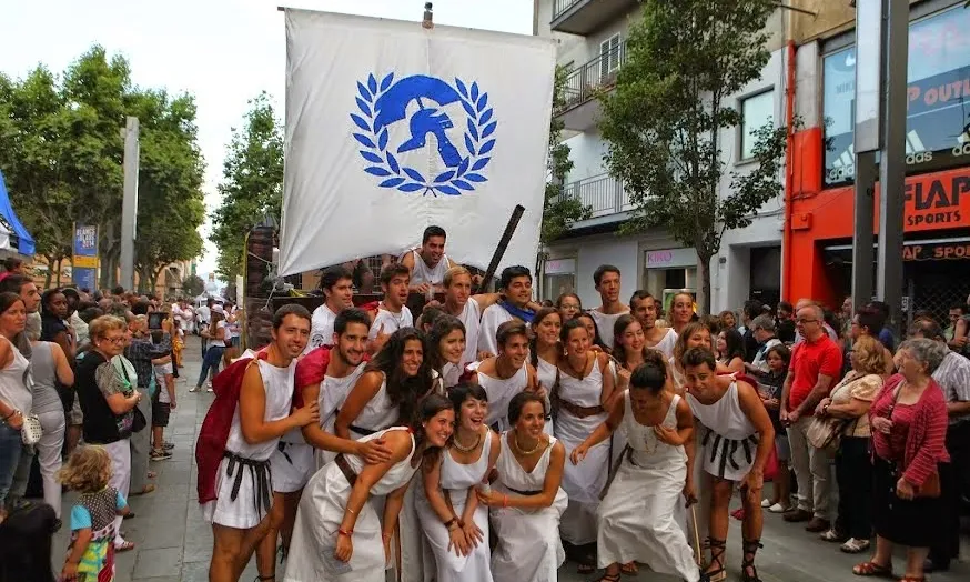 Un grup de de la Colla dels Blancs (Font: Blancs) 