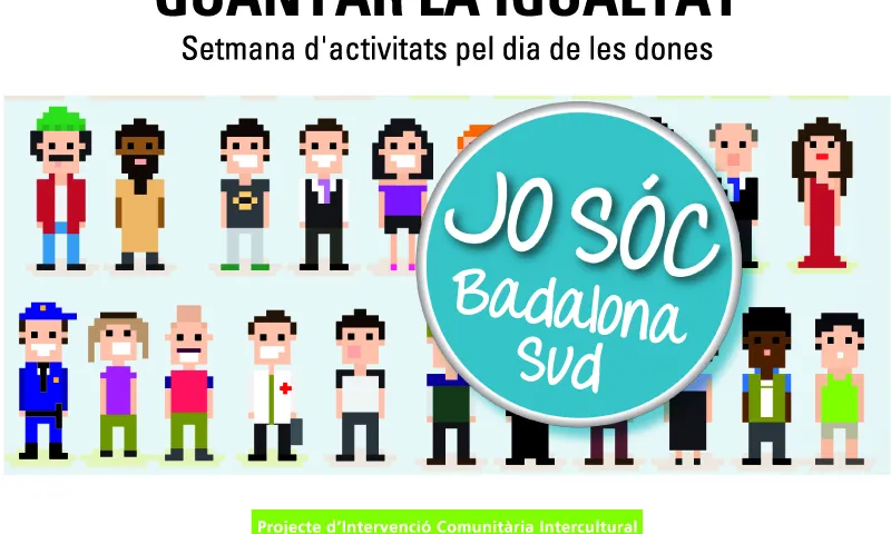 Imatge il·lustratiu del cartel Vivim la diversitat per guanyar la igualtat. 