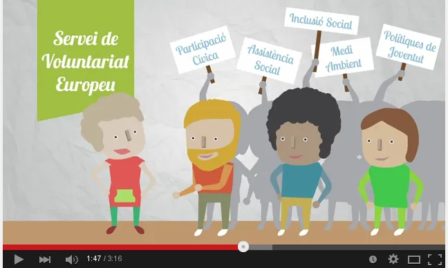 Servei de Voluntariat Europeu via Erasmus+