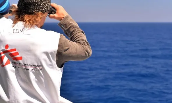 Voluntari de MSF al Mediterrani. Font: www.msf.org 