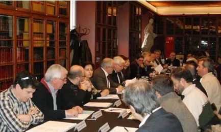 Representants d'alguns del ateneus de Catalunya