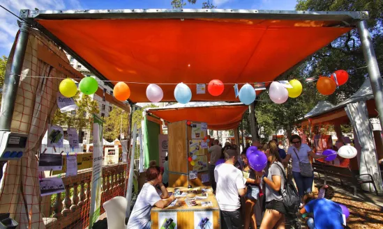 Un dels stands de la Mostra d'Entitants de la Mercè. Autor: Pere Virgili