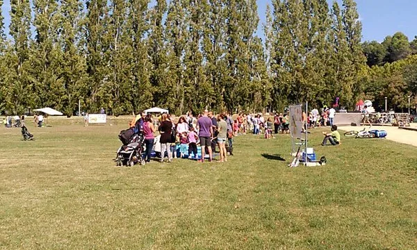 La festa a l'Estany, amb Limnos i l'Escola de Natura (imatge:limnos.org)