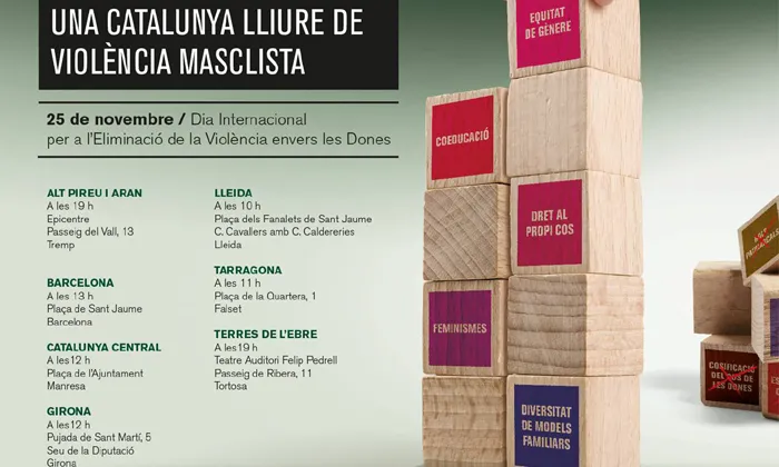 Cartell dels actes institucionals previstos
