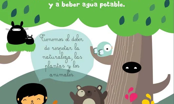 Tots els nens tenen dret a créixer en un ambient saludable, és a dir, a viure, estudiar i jugar en llocs sans (imatge:savethechildren.es)