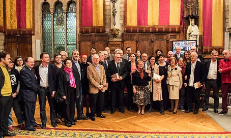 Foto de grup dels premitats i premiades d'enguany