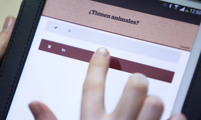 L'aplicació permet aportar detalls sobre la persona que dorm al carrer.
