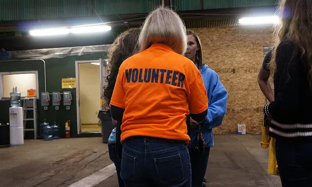 Voluntària. Font: Flickr ccbarr