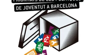 Cartell per promoure les polítiques de joventut a Barcelona (Font: CJB) 