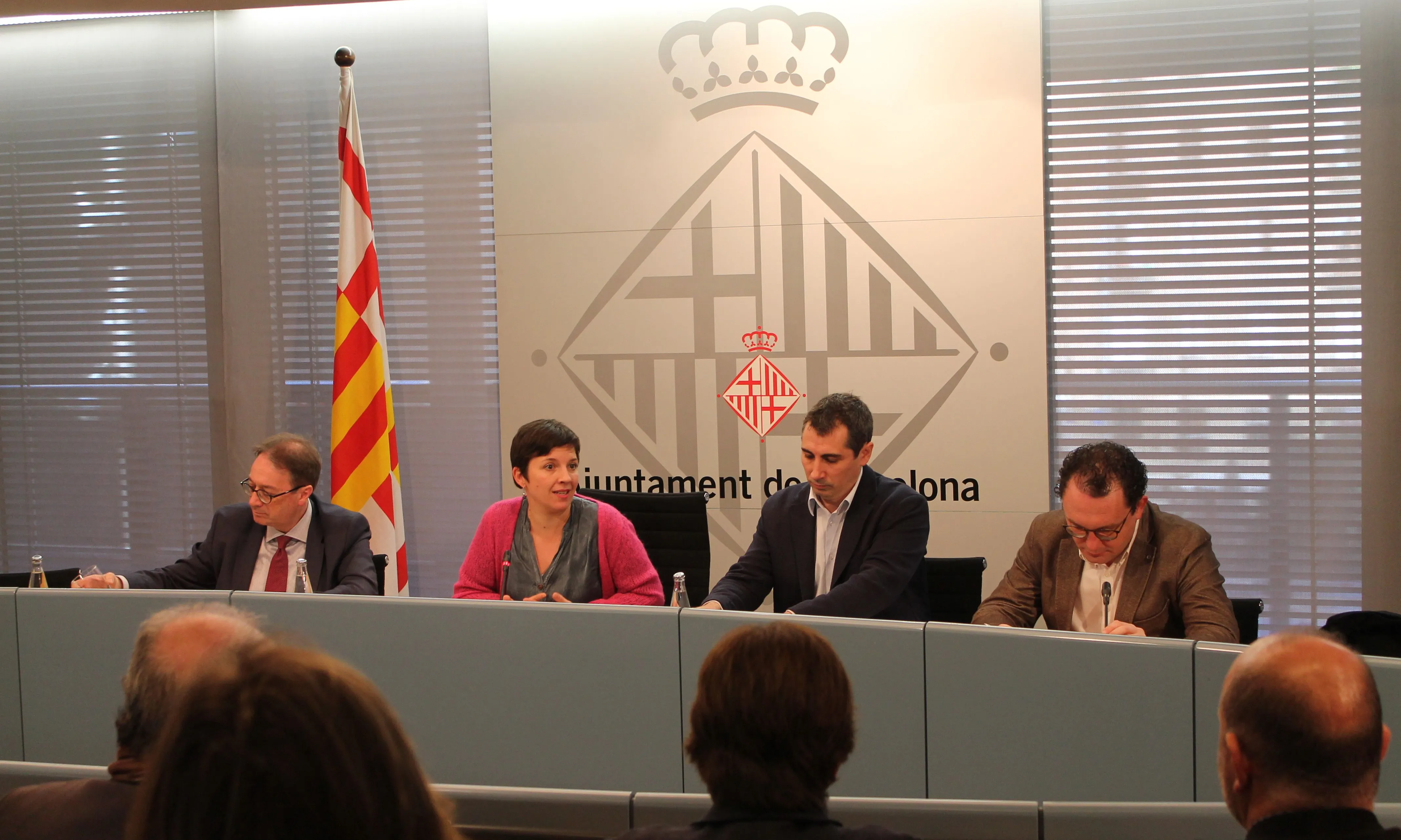 El passat dimecres es va presentar el projecte m4Social. Fotografia: Ajuntament de Barcelona
