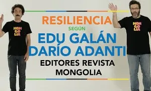 Edu Galán i Darío Adanti, dos dels periodistes de la revista satírica Mongolia que hi han participat. Font: ACF