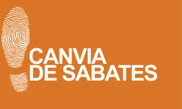 Logotip de la campanya 'Canvia de sabates'. Font: Campanya 'Canvia de sabates'