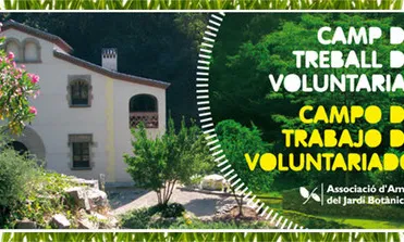 Camp de treball amb els amics del Jardí Botànic de Barcelona (imatge: amicsjbb.org)