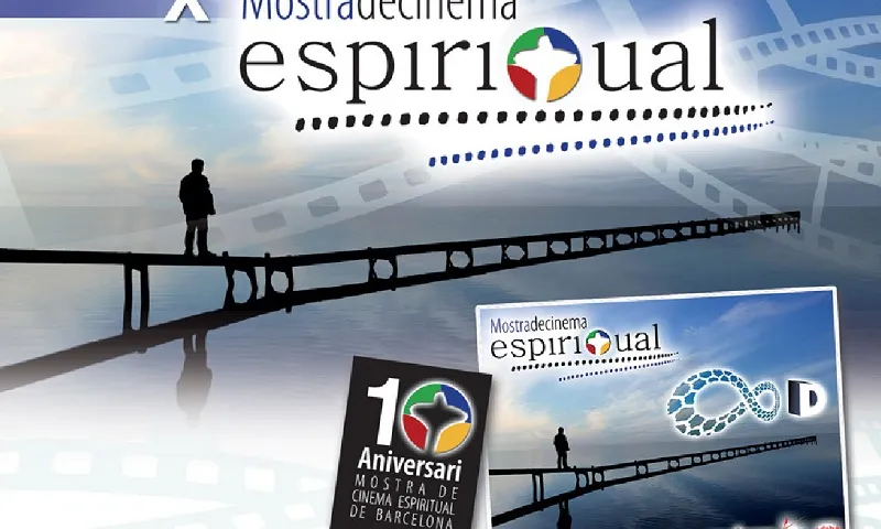 Cartell edició X Mostra de Cinema Espiritual (Lluïsos d'Horta).