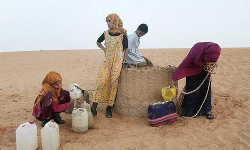 Nenes refugiades al Sàhara Occidental. Font: United Nations Photo, Flickr