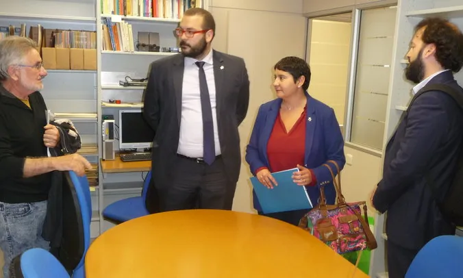 Visita a les instal·lacions del Cafè de Mar per part de representants de l'Ajuntament