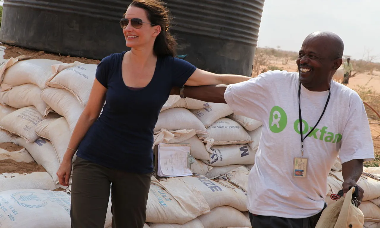Oxfam Intermón en tasques humanitàries a l'Est de l'Àfrica. Font: Wikimedia