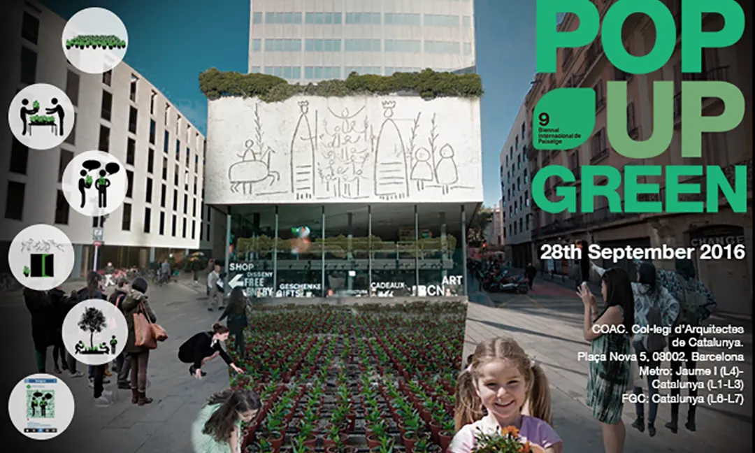 El Pop Up Green implica la ciutadania en la reflexió sobre el paisatge (imatge: congresarquitectura2016.org) 