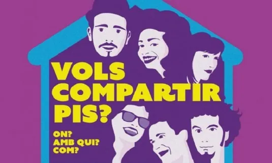 Vols compartir pis? Font: habitatge.barcelona/ca/actualitat