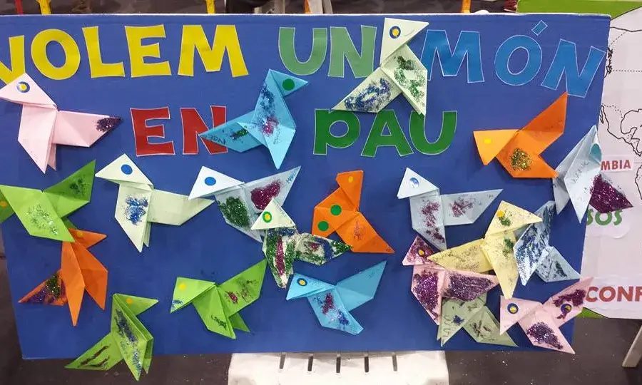 Volem un món en pau. Font: ONG Dagua
