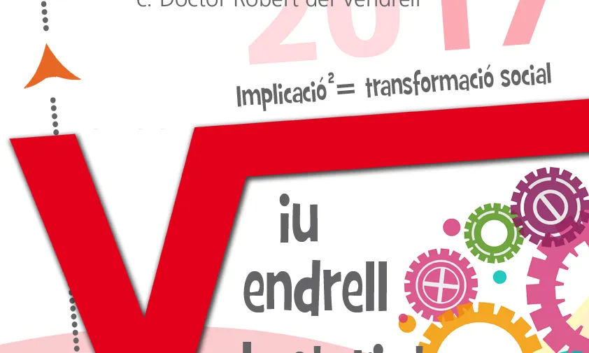 Cartell de la 3a edició de la trobada d'entitats socials del Vendrell (Font: FCVS)