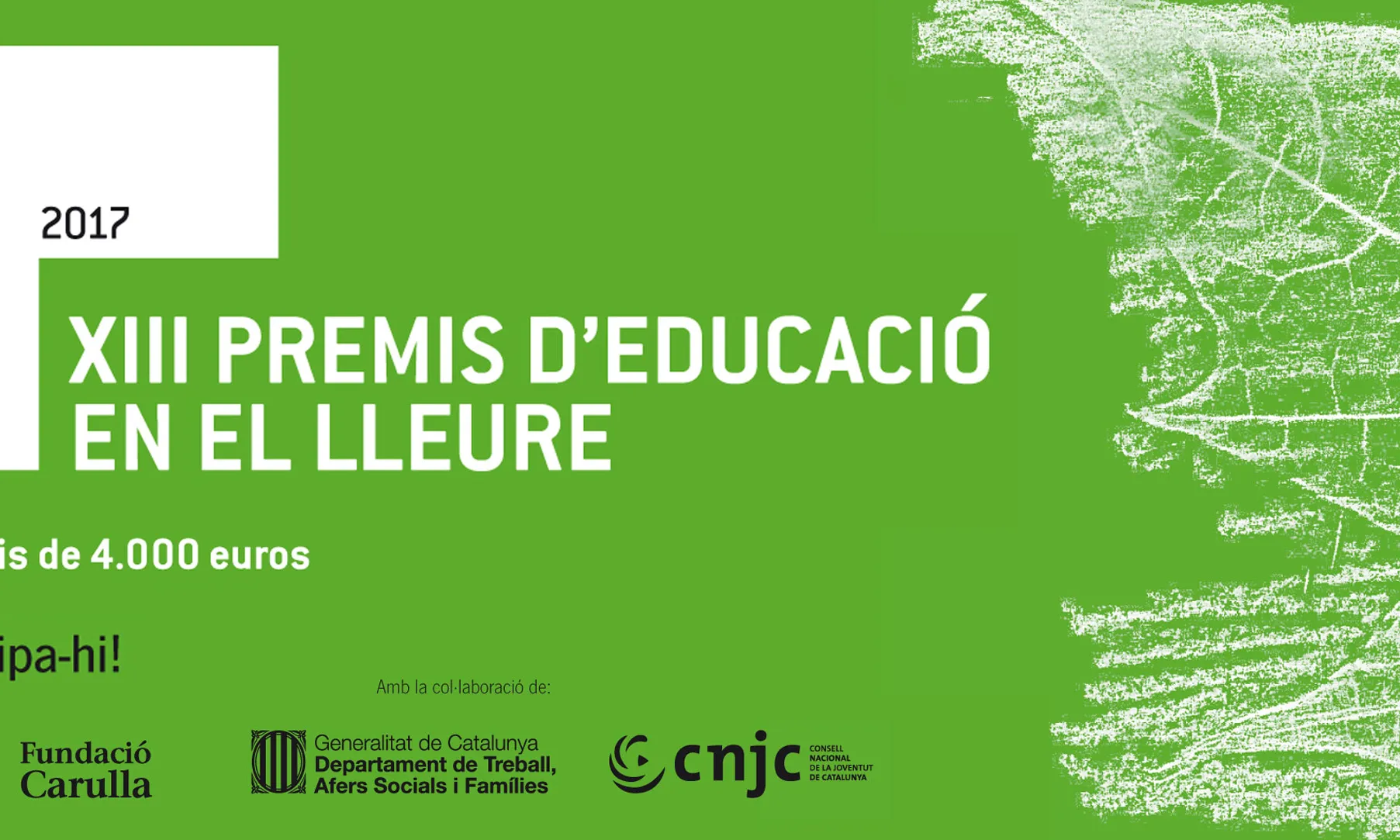 Cartell dels premis
