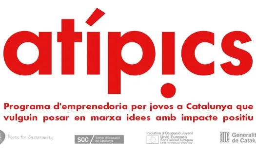 Programa d'emprenedoria Atípics. Font: Pàgina de Facebook d'Atípics