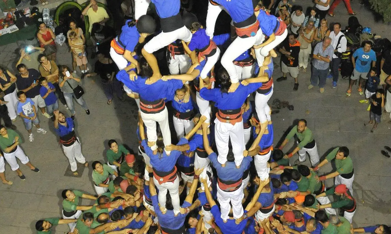 Castell. Font: Castellers d'Esplugues (Flickr)