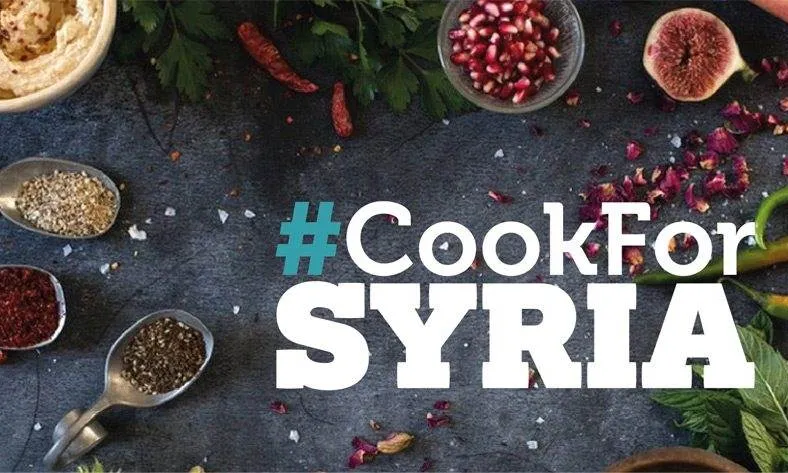 Cartell de la campanya. Font: #CookForSyria