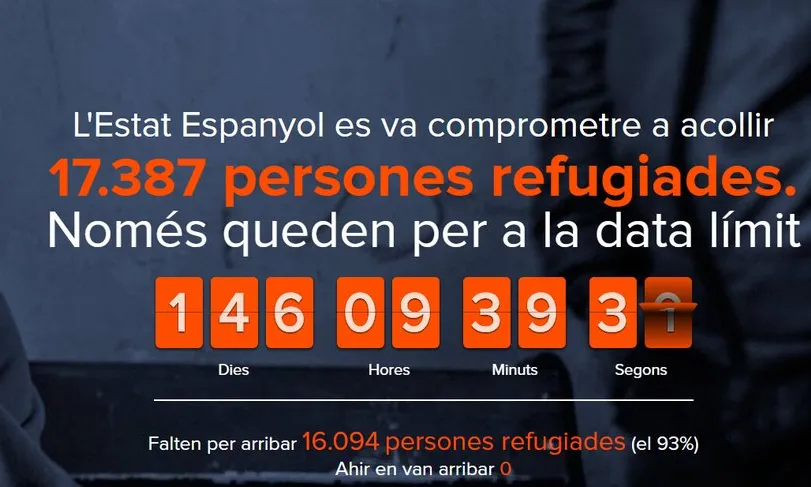 Comptador de la campanya "Veniu Ja!". 
