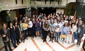 Foto de grup de participants en el certamen