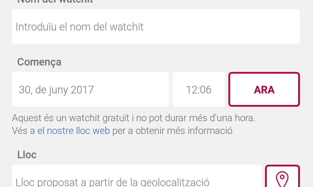 crear whatcity amb totes les dades