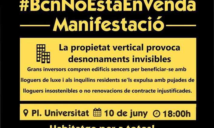 Cartell de la manifestació