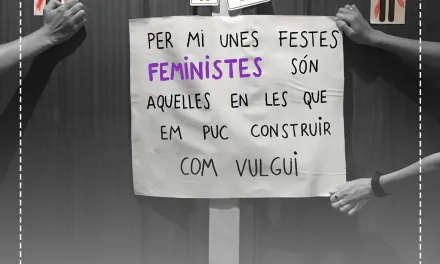 Cartell de la campanya "Inundem Gràcia de feminisme"