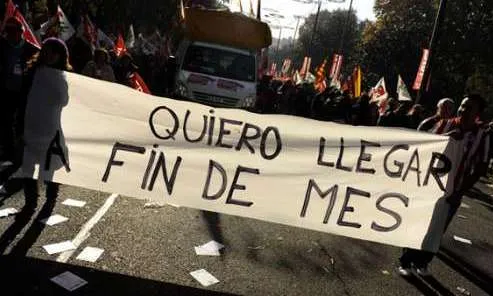 Manifestació realitzada a Madrid, al desembre de 2009. 