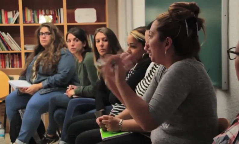 Fotograma del vídeo sobre el projecte "Mirades de futur"