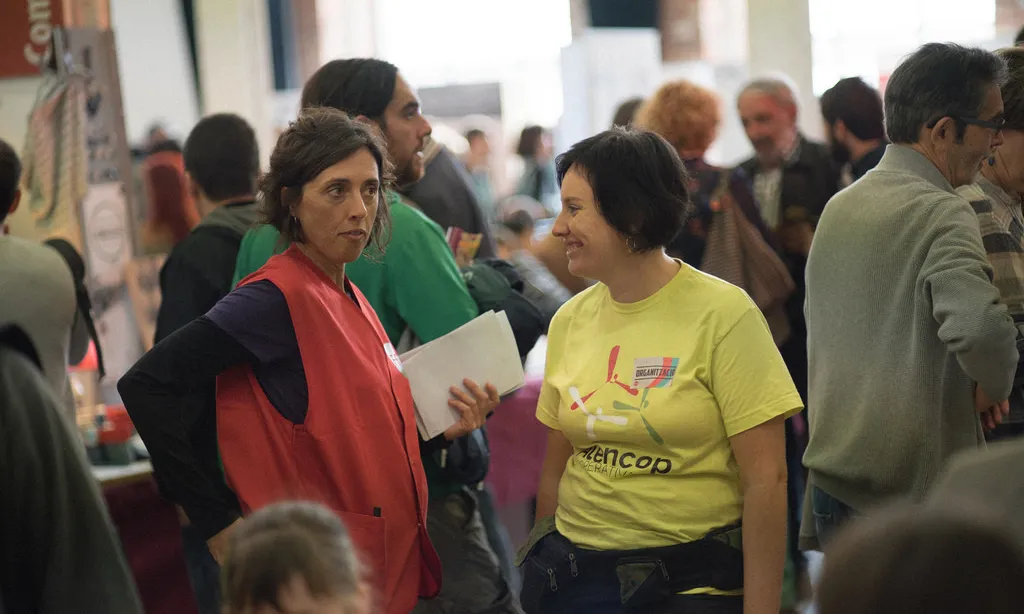 Coordinadores de la Fira Social d'Economia Solidària.