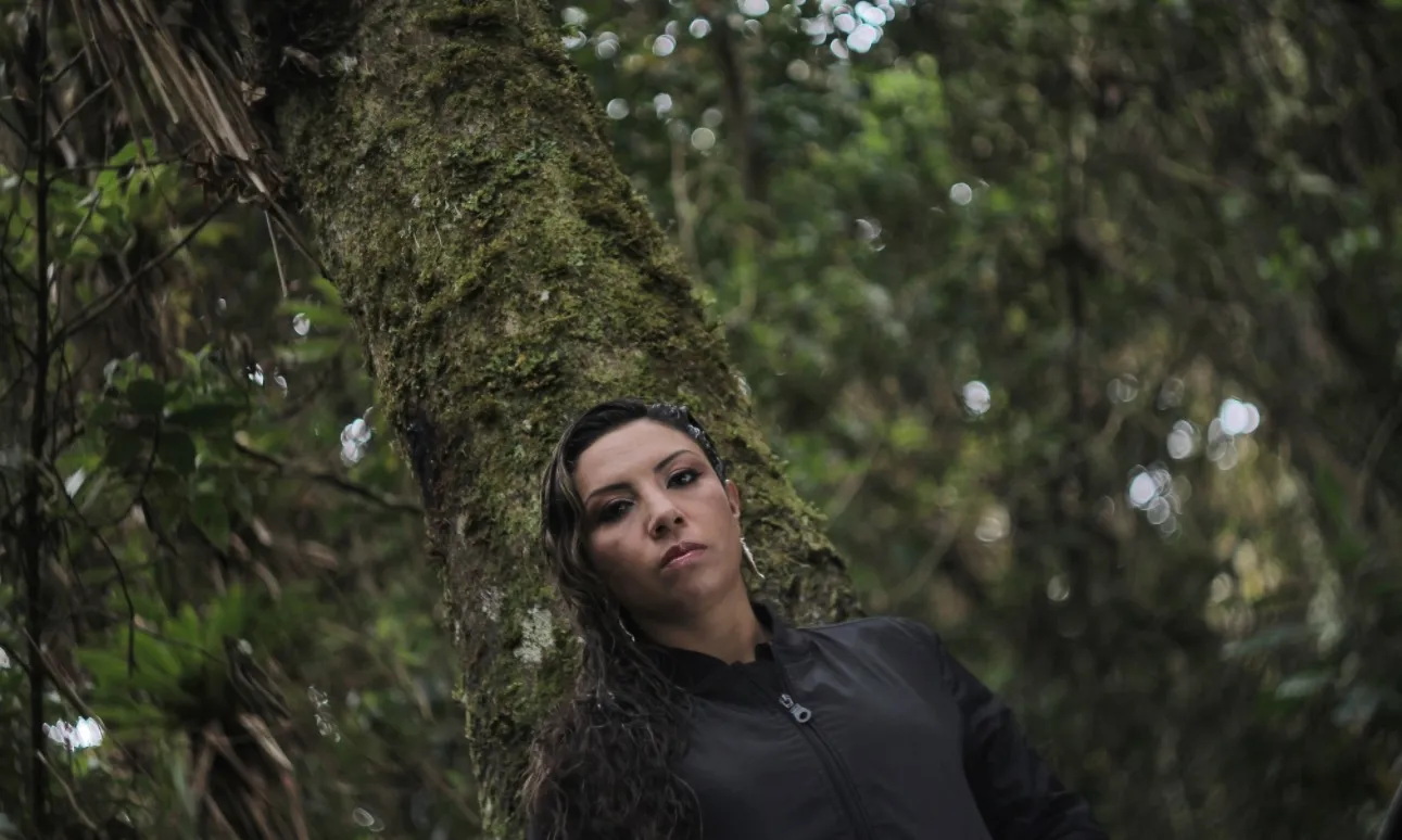 Diana Avella, artista colombiana de hip-hop pels drets humans. 