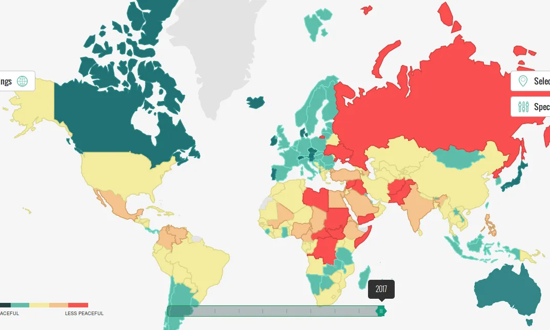 Aspecte del mapa interactiu
