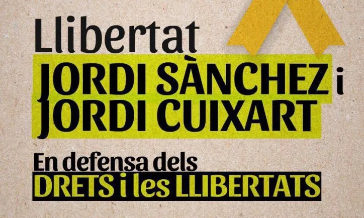 Un clam per a la llibertat i la defensa dels drets, la manifestació del 21-O